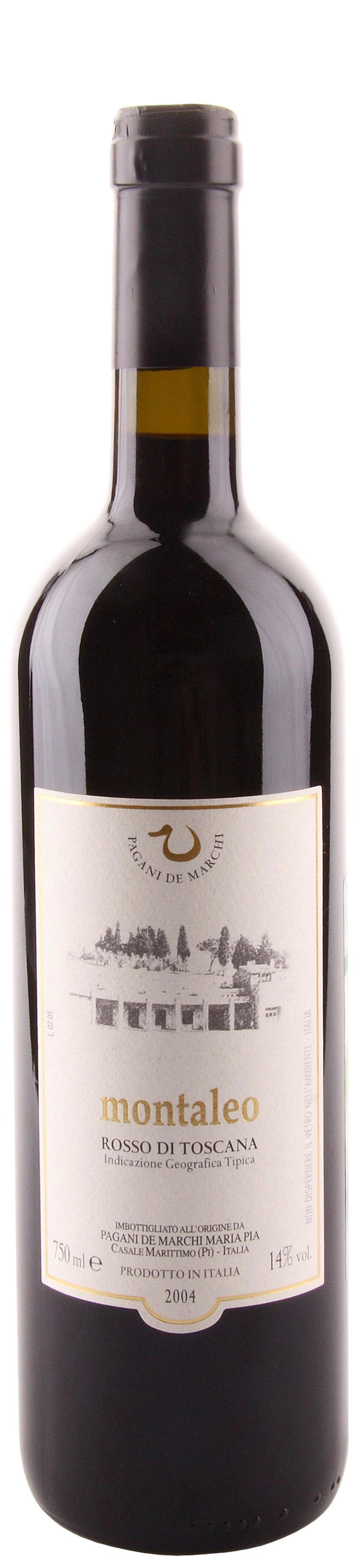 Вино Pagani de Marchi Montaleo IGT Toscana Rosso Пагани де Марки Монталео IGT Тоскана Россо 2016 750 мл