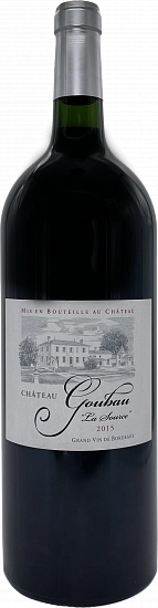 Вино  Château Goubau La Source Castillon Cotes de Bordeaux  Шато Губо  Ля Сурс Кот де Кастильон красное сухое 2015 1500 мл