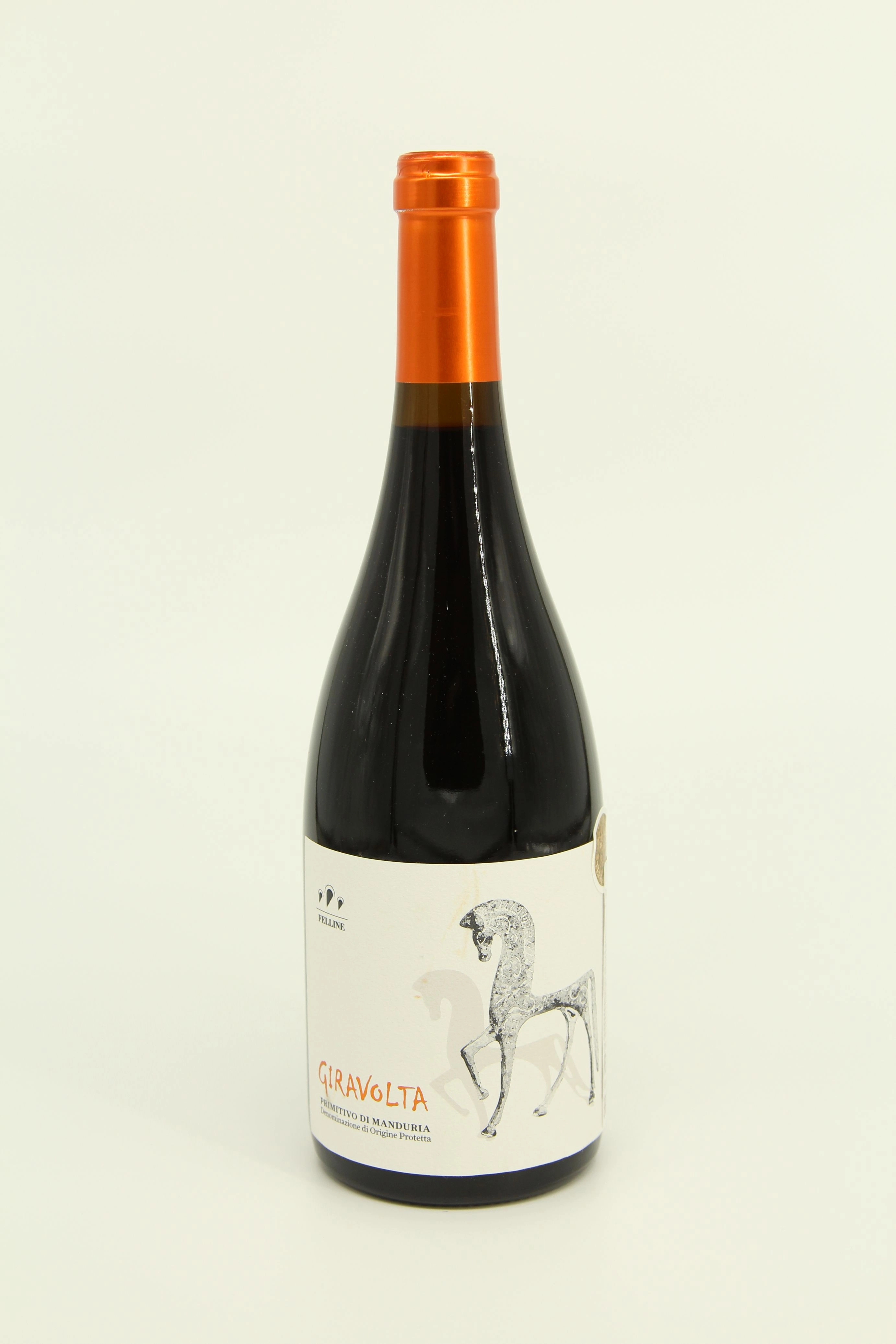 Вино Felline Giravolta Primitivo di Manduria 2018 750 мл 14,5%