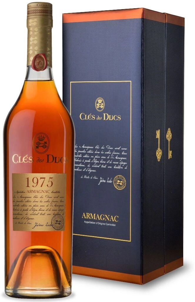 Арманьяк Armagnac Cles des Ducs Millesime gift box 1975  700 мл