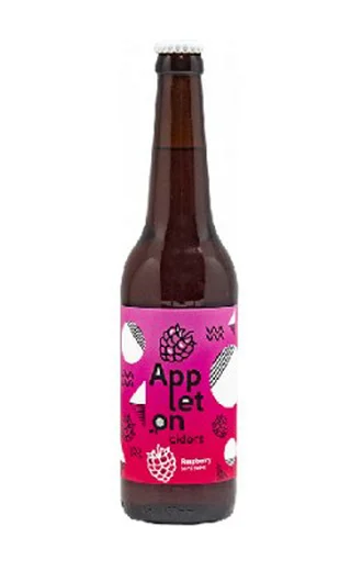 Пивной напиток с яблочным соком    Appleton  Raspberries  Эпплтон Малина 500 мл