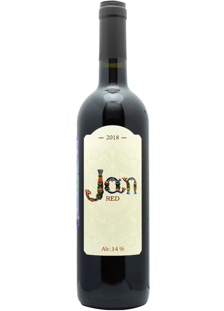 Вино  Jan  red dry 2018 750 мл