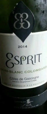 Вино  Vignobles  Laur Esprit Ugni blanc - Colombard   2018 750 мл