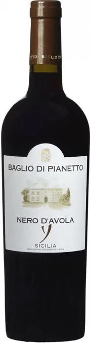 Вино Baglio di Pianetto, Nero d’Avola "Y", Sicilia IGT, Бальо ди Пьянетто, Неро д'Авола "У", 2010