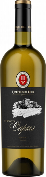 Вино Крепость Саркел сухое белое 750 мл
