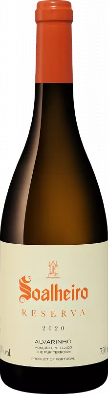 Вино Reserva Alvarinho Vinho Verde DOC Soalheiro  РЕЗЕРВА АЛЬВАРИНЬЮ ВИНЬЮ ВЕРДЕ DOC СОАЛЕЙРУ  2020  750 мл