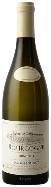 Вино Domaine Borgeot Bourgogne Blanc Clos de la Carbonade (Monopole)   2020 750 мл 13%