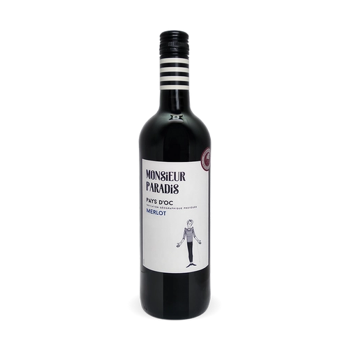 ВИНО Monsieur Paradis Merlot  МЕСЬЕ ПАРАДИ МЕРЛО   750 мл
