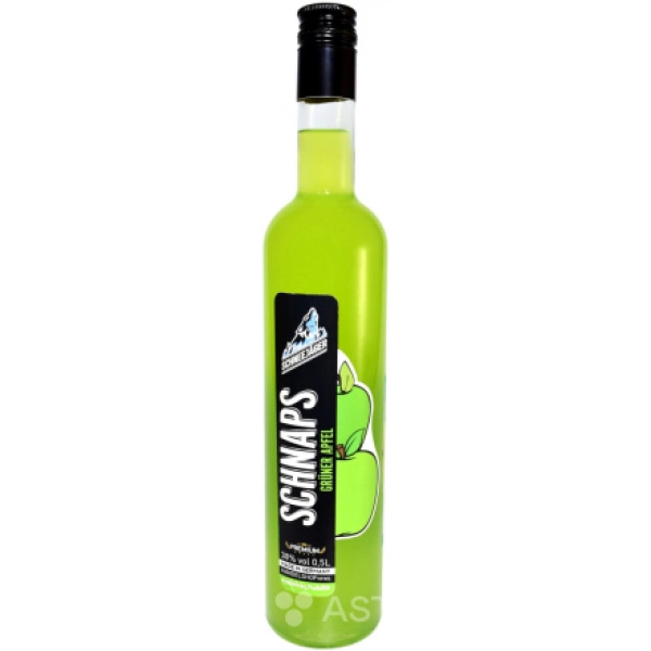 Шнапс Schnee Jager  Green Apple 500 мл 38%