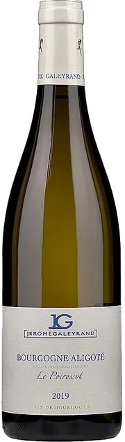 Вино Jerome Galeyrand  Le Poirossot Bourgogne Aligote AOC  Жером Галейранд  Ле Пуароссо Бургонь Алиготе белое 2019 750 мл