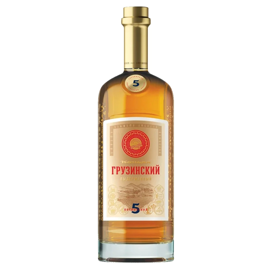 Коньяк  Грузвинпром Грузинский классический    5-летний  500 мл