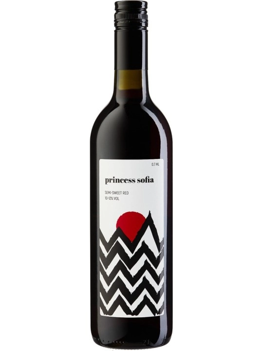 Вино Принцесса София Красное Полусладкое  700 мл