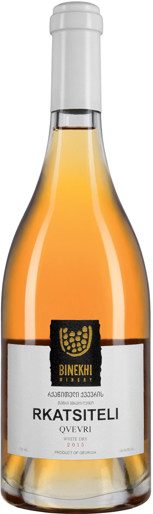 Вино Rkatsiteli Qvevri Binehi Ркацители Квеври Бинехи белое сухое 2015 750 мл