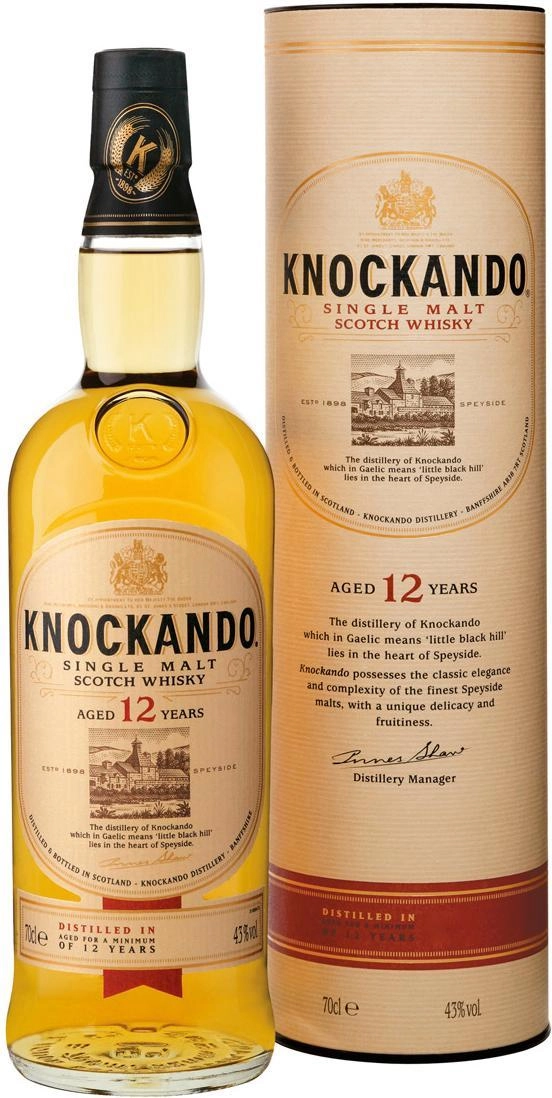 Виски Knockando 12 Years Old  gift box (43%)  700 мл