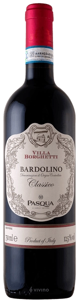 Вино Pasqua Villa Borghetti  Bardolino IGT Паскуа Вилла Боргетти Бардолино 2020 750 мл