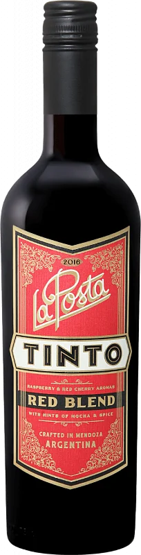 Вино Puerto Ancona La Posta  Tinto   Mendoza DO Пуэрто Анкона  Ла Поста Тинто Мендоса 2018 750 мл