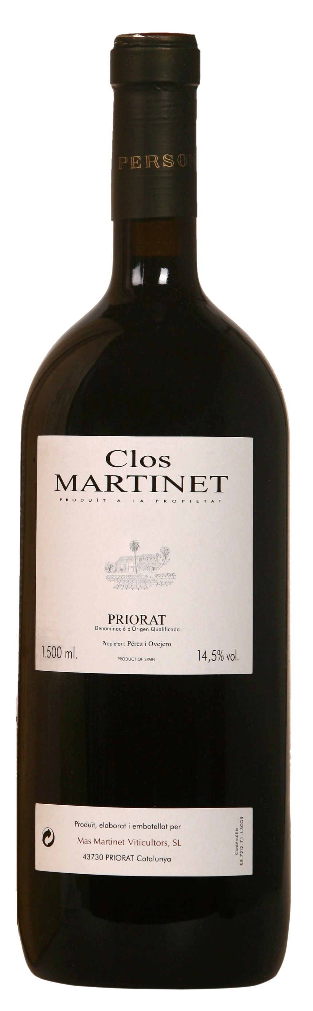 Вино Mas Martinet Clos Martinet Priorat DOQ 2020 1500 ml 14%