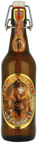 Пиво Der Hirschbrau  Adlerkoenig Urtyp Hell  Хиршброй  Адлеркёниг Уртюп Хелль 500 мл