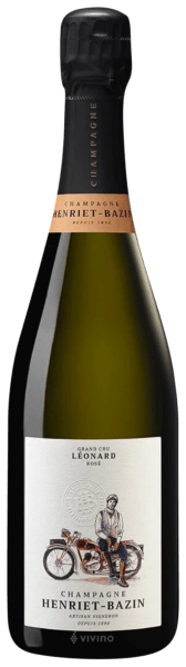 Шампанское HENRIET BAZIN Cuvee Leonard Rose Grand Cru Brut 750 мл