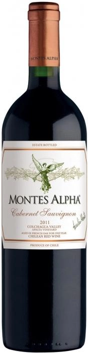 Вино Montes Alpha Cabernet Sauvignon Альфа Каберне Совиньон 2020 750 мл 14,5%