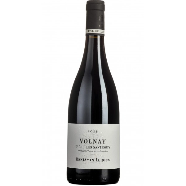 Вино Benjamin Leroux Volnay 1er Cru Les Santenots 2018 750 мл