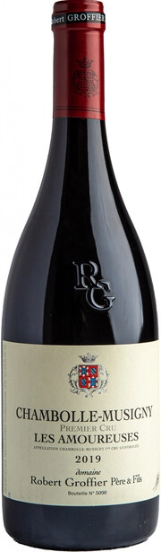 Вино  Domaine Robert Groffier Pere & Fils  Chambolle-Musigny 1er Cru Les Amoureuses AOC Домен Робер Гроффье Пэр & Фис, Шамболь-Мюзиньи Премье Крю Лез Амурез  2019 750 мл  13,5%