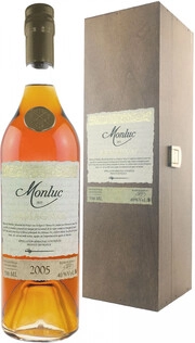 Арманьяк  Monluc Armagnac AOC  wooden box  2005 40% 700 мл