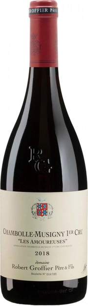 Вино  Domaine Robert Groffier Pere & Fils  Chambolle-Musigny 1er Cru Les Amoureuses AOC Домен Робер Гроффье Пэр & Фис, Шамболь-Мюзиньи Премье Крю Лез Амурез  2018 750 мл  13,5%