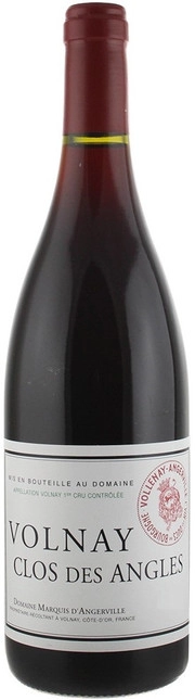 Вино Domaine Marquis d'Angerville  Volnay 1-er Cru  Clos des Angles  AOC  2018 750 мл