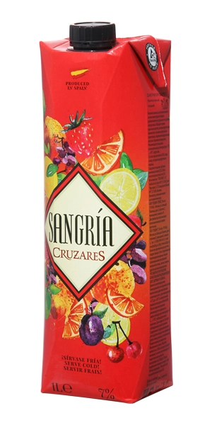 Напиток винный  Sangria  Cruzares   Сангрия   Крузарес  1000 мл