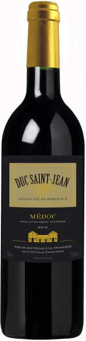 Вино Duc Saint-Jean Medoc AOC Дюк Сен-Жан 2010 750 мл