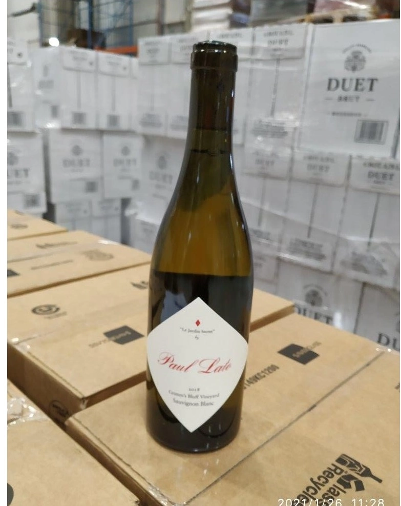 Вино Paul Lato Happy Canyon Sauvignon Blanc  Le Jardin Secret  Grimm's Bluff Vineyard Хэппи Каньон Совиньон Блан  Лё Жардан Сикрет Гриммс Блуфф  2018 750 мл