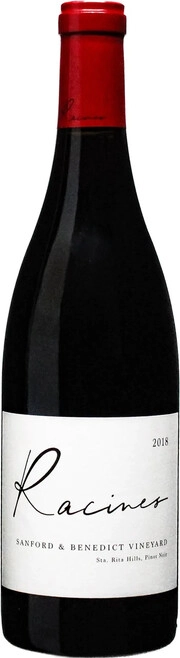 Вино Racines Sanford & Benedict Vineyard Pinot Noir  Расинес Сэнфорд & Бенедикт Виньярд Пино Нуар  2018 750 мл   13,3%