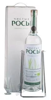 Водка  Чистые Росы в подарочной коробке 3000 мл