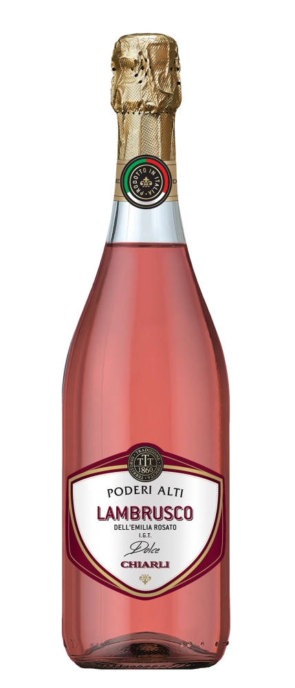 Игристое вино Lambrusco dell'Emilia Rosato Poderi Alti  2021 750 мл