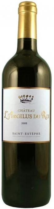 Вино Chateau L'Argilus Du Roi, Saint-Estephe AOC, Шато Л'Аржилюс Дю Руа, 2008, 750 мл