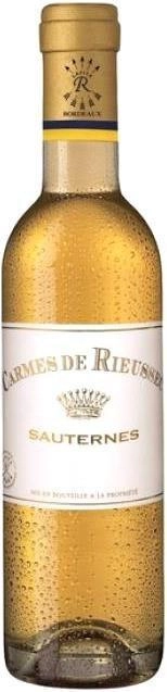 Вино Les Carmes de Rieussec Sauternes AOC Ле Карм де Рьёссек 2012 375 мл