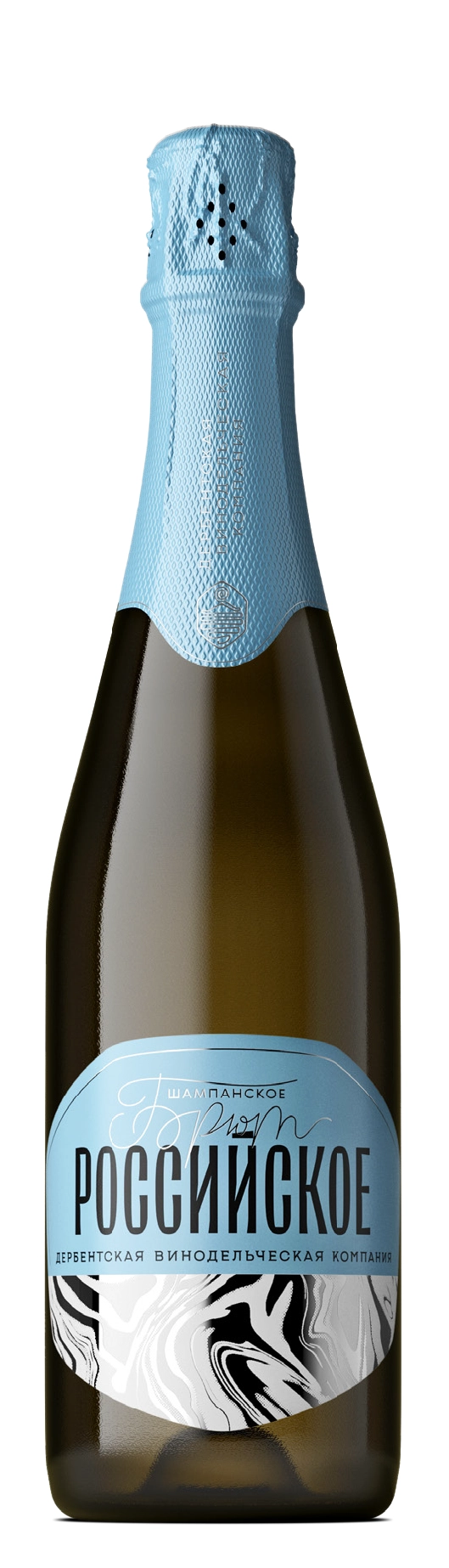 Игристое вино ДВК Российское Дагестан    белое брют  750 мл
