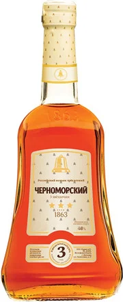 Коньяк Черноморский 3 звезды 500 мл