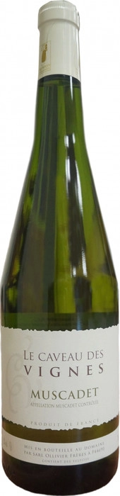 Вино Domaine de la Grenaudiere Le Caveau des Vignes Muscadet AOC  2018 750 мл