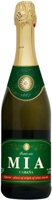 Игристое вино  Vilash Group of Wineries ,Mia Cabaña demi-sec Миа Кабанья полусухое 750 мл