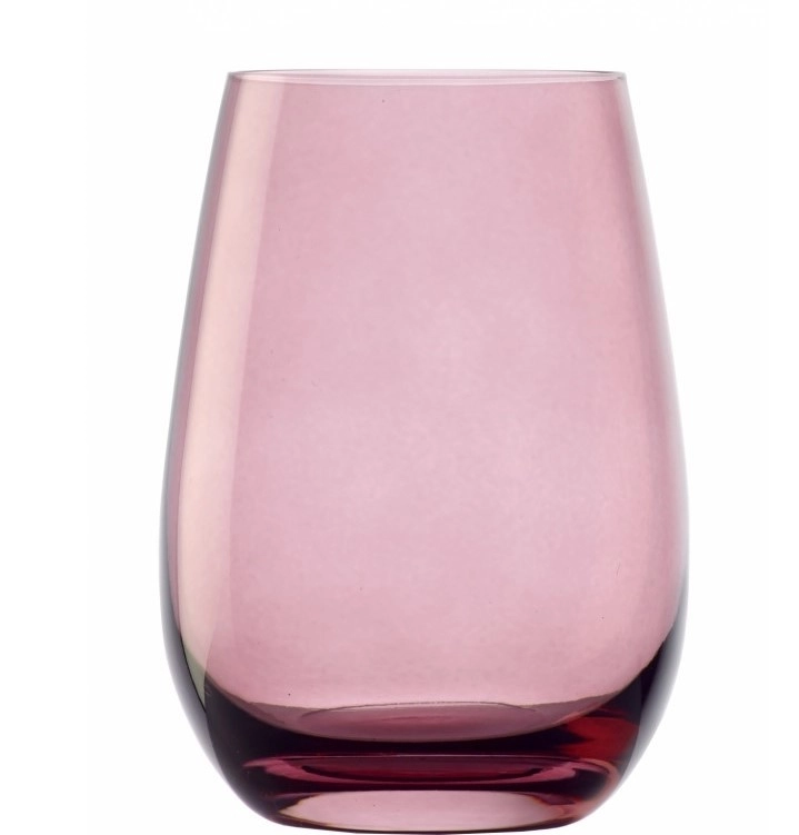 Стакан Elements стекло цвет розовый  Stolzle Германия F3527712-E   465 мл