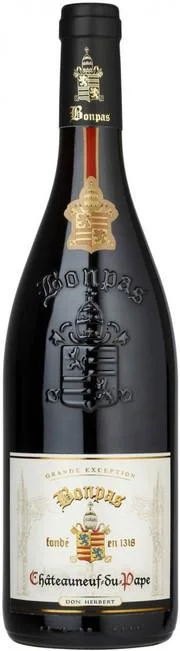 Вино Bonpas, "Don Herbert Chateauneuf-du-Pape AOC Бонпа Дон Эрбе  Шатонеф-дю-Пап 2015 750 мл