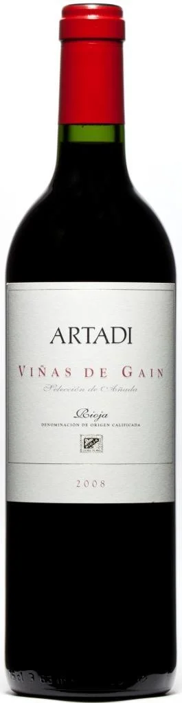 Вино Artadi Vinas de Gain  Rioja DOC Виньяс де Гаин 2008  750 мл