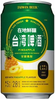 Пиво Taiwan Beer Pineapple in canТайвань Бир Ананас в жестяной банке  330 мл