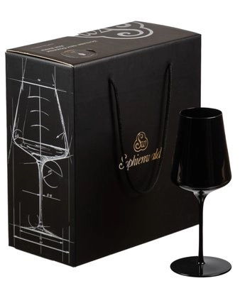 Набор  из 2-х  бокалов для  вина  Sophienwald Black Line White wine  420 мл