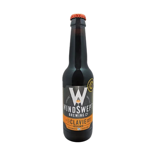 ПИВО  Windswept Clavie Smoked Porter  ВИНДСВЕПТ КЛАВИ СМОУКД ПОРТЕР стекло 330 мл