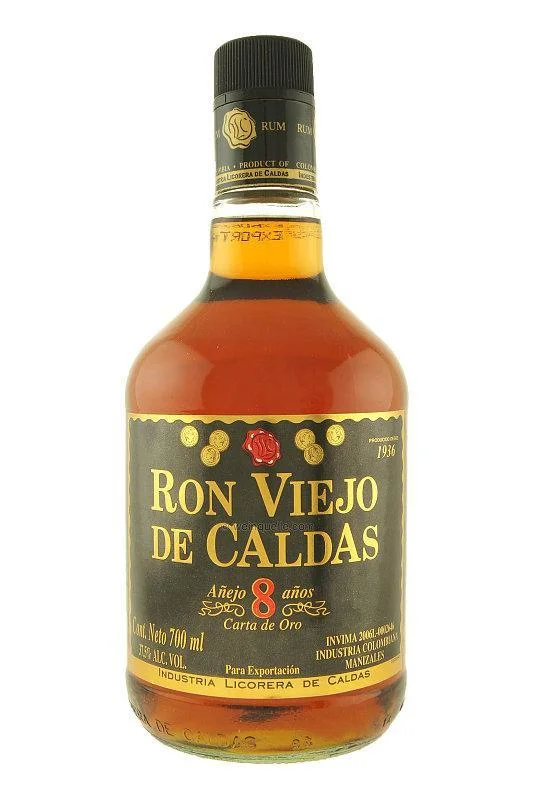 Ром Viejo de Caldas Carta de Oro 8 Y.O Вьехо де Кальдас Карта де Оро 8-летний 700 мл