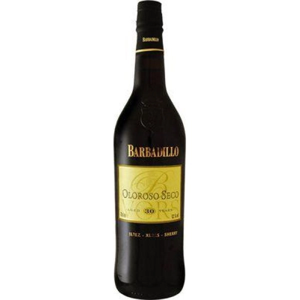 Херес Barbadillo Oloroso Seco 30 years, Барбадийо Олоросо Секо 30 лет 750 мл