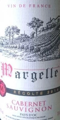 Вино  Margelle Cabernet Sauvignon   2015 750 мл